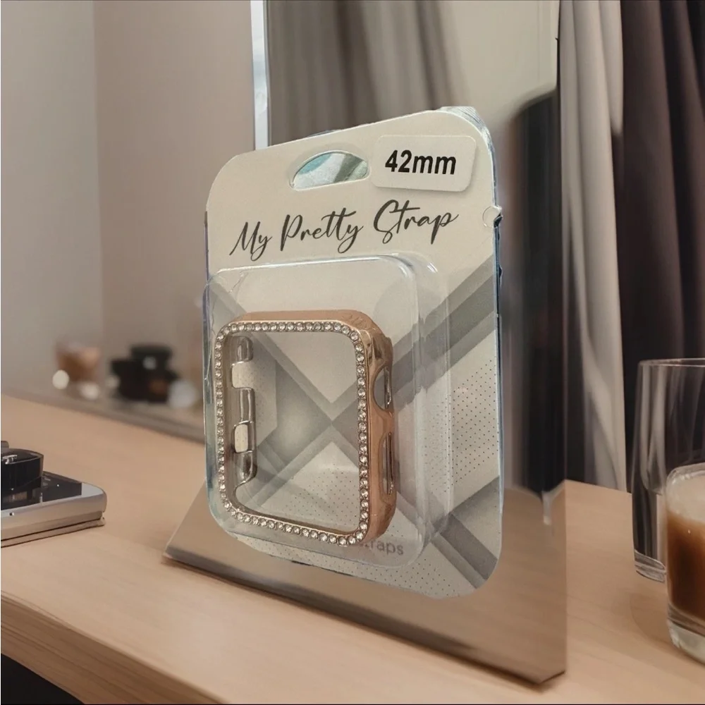 My Pretty Strap|Glitz Apple watch Cover| 42mm Rose Gold
